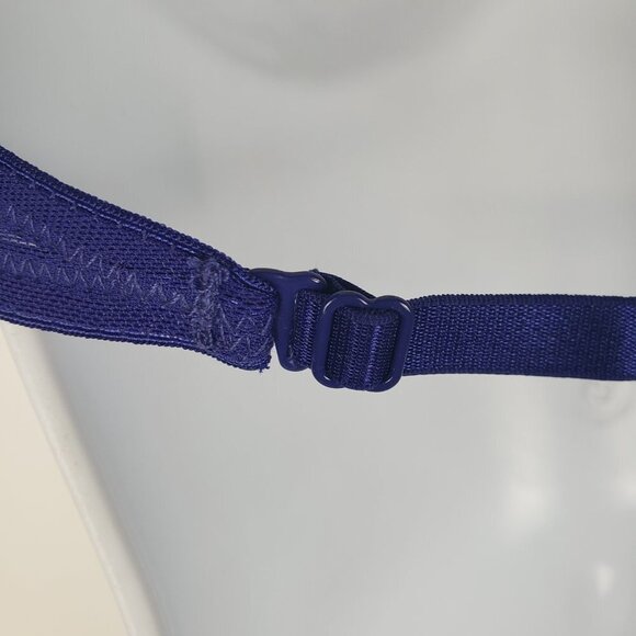 LoveHoney Set Halter Underwire Bra & Garter Purple Pink Floral OS One Size - Picture 3 of 8